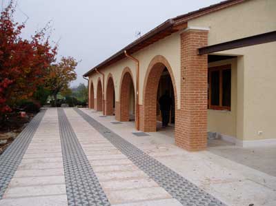 passo carrabile in simil pietra drenante
